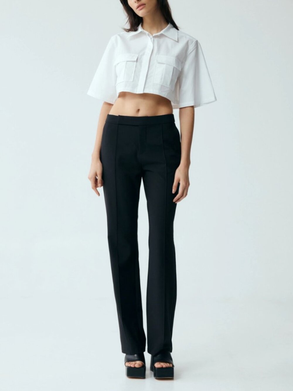 NWT Black Third Form Reset Tailored Trousers